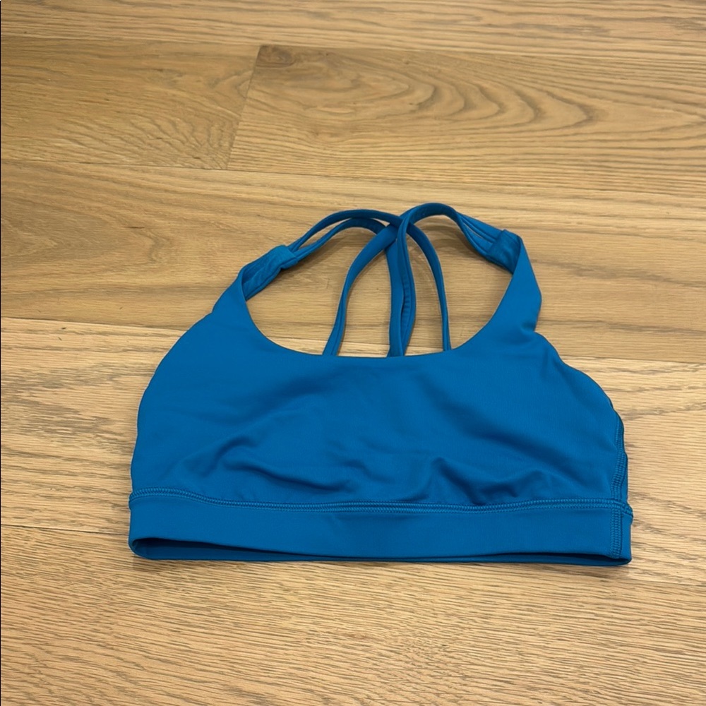 Lululemon Athletica Hawaiian Blue Energy Bra
